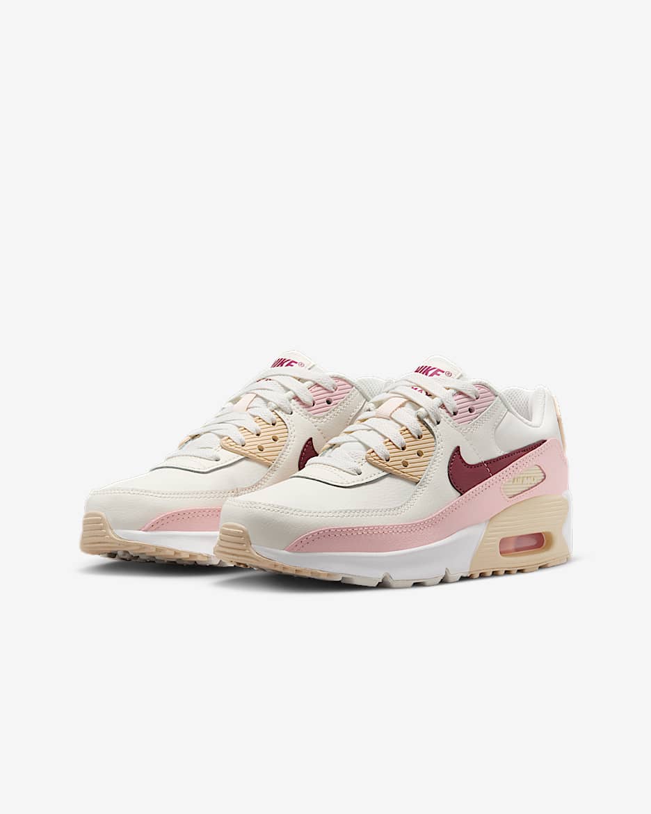 Nike air max 90 grade school pink hotsell